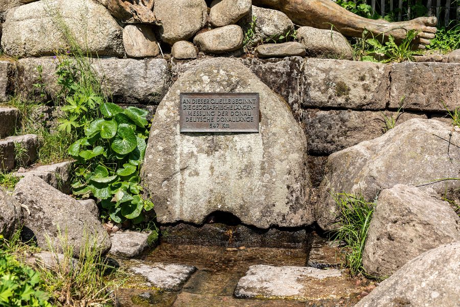 Donauquelle bei Furtwangen im Schwarzwald